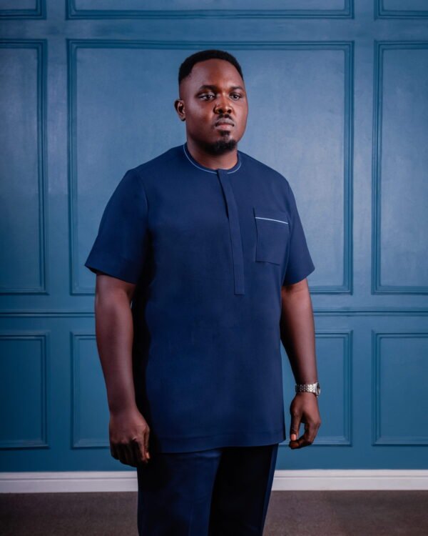 IMG_2944 (1) Navy Blue Lean Cut Short Sleeve