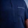 IMG_2945 (1) Navy Blue Lean Cut Short Sleeve