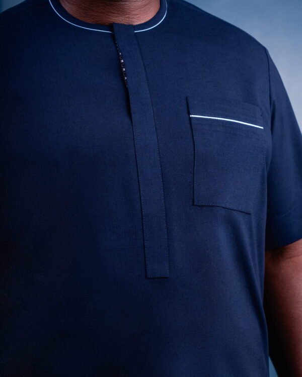 IMG_2945 (1) Navy Blue Lean Cut Short Sleeve