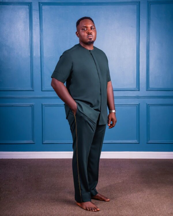 IMG_2952 (1) Green Short Sleeve Lean Cut