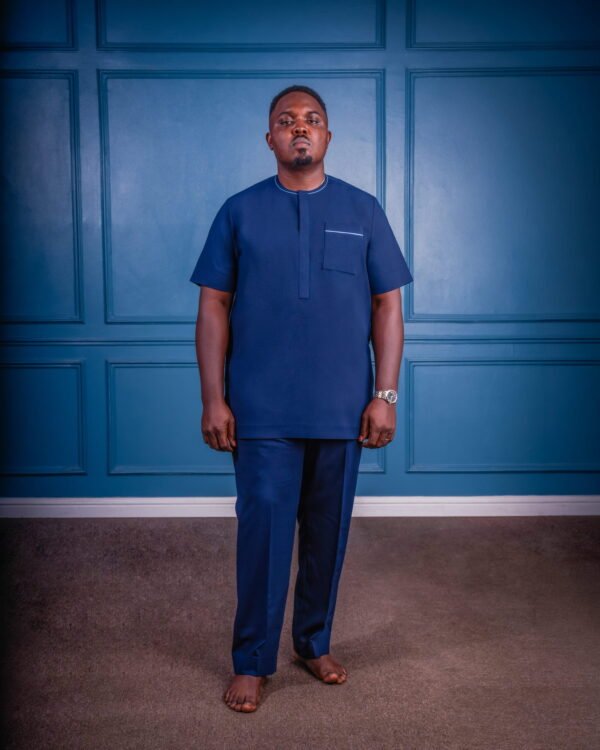 IMG_2967 (1) Navy Blue Lean Cut Short Sleeve